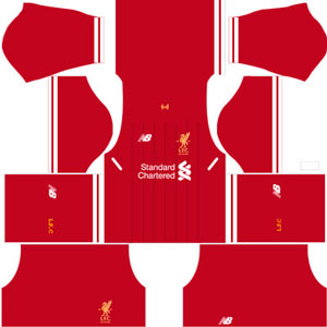 Liverpool Logo & Kits URLs Dream League Soccer