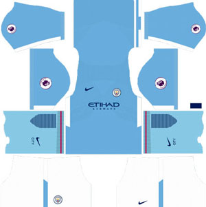 Manchester City Logo & Kits URLs Dream League Soccer